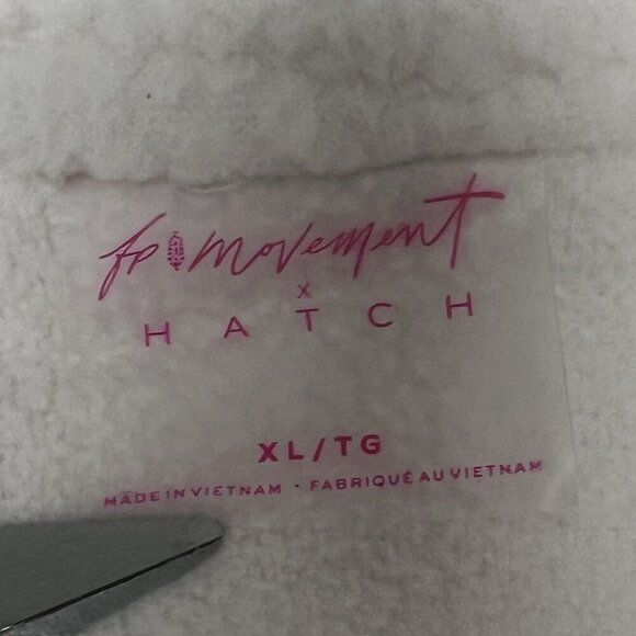 NWT $178 Free People Movement X Hatch Maternity Jacket XL Hit The Slopes Fleece - Picture 12 of 16
